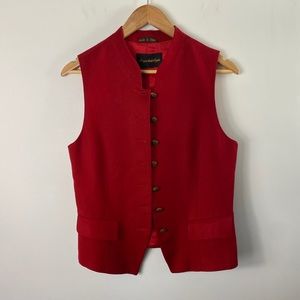 Vintage Giorgio Sant Angelo 100 % Wool Vest - image 1